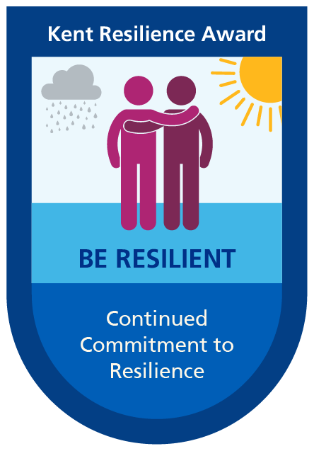 Kent Resilience Award Be Resilient badge